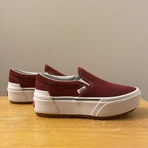 Vans classic slip on stack